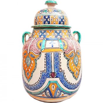 Moroccan Afro Moresque Urn