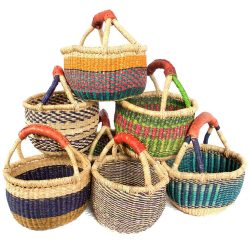 Bolga Basket Small Round - Bulk Orders 10