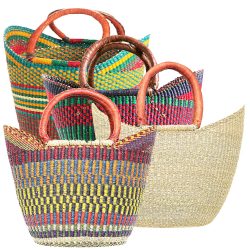 Bolga Basket U Shopper - Bulk Orders 10