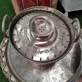 moroccan silver wash basin