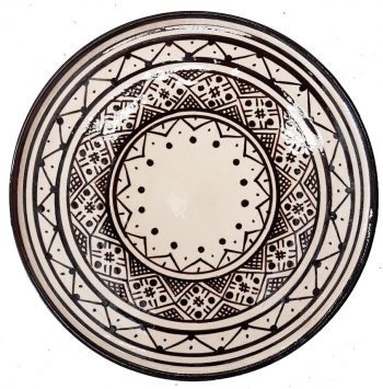 Safi Moroccan Round Plate
