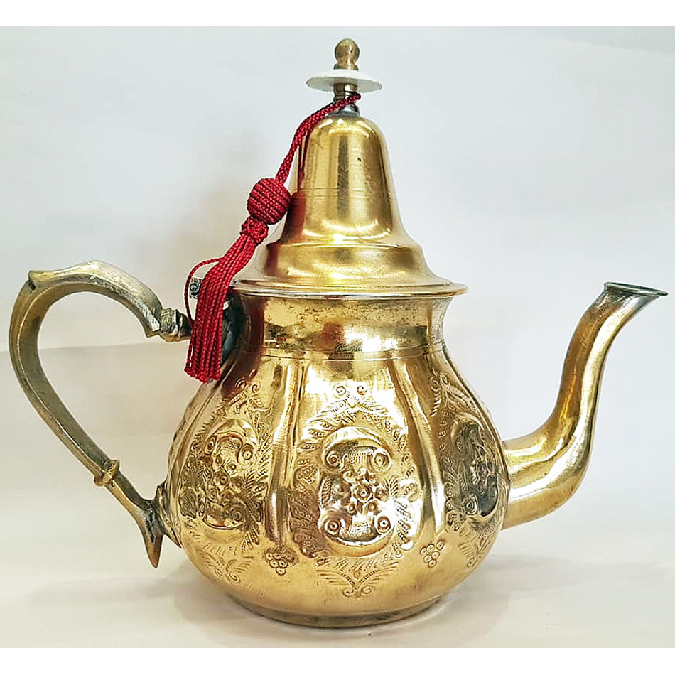 moroccan brass teapot
