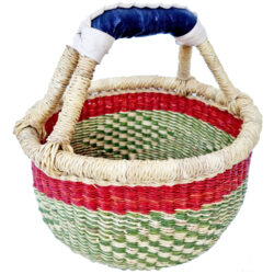 Bolga Basket Small Round