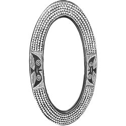 Tribal Black White Mirror