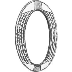 Tribal Black White Mirror
