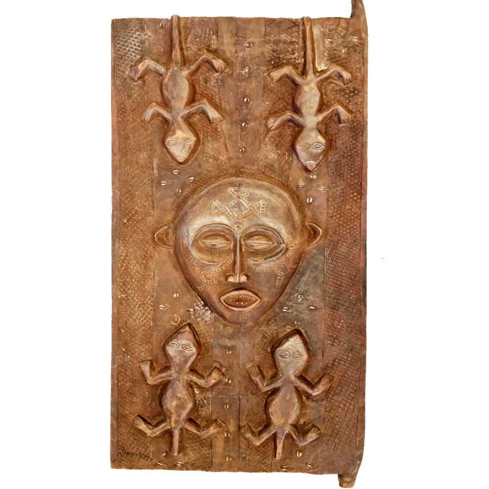 Vintage Carved Pygmy Door I Home of African Wares I Tribal Village