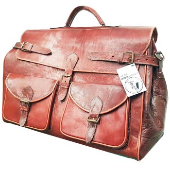 Moroccan Leather Travel Bag