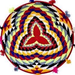 Moroccan Berber Woven Platter