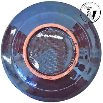 Moroccan Ceramic Silver Plate
