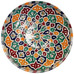 40cm Moroccan Afro Moresque Bowl