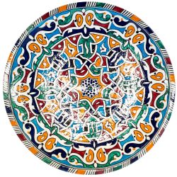 40cm Moroccan Afro Moresque Bowl