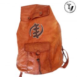 African Leather Handcrafted Backpack