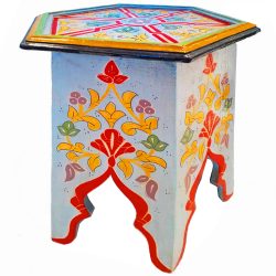 Mashrabiya Painted Side Table