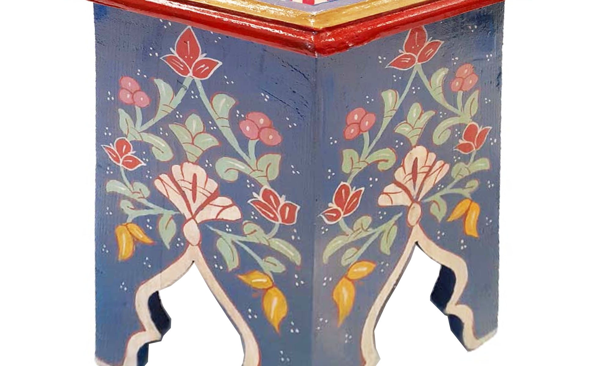Mashrabiya Painted Side Table
