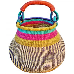 Bolga Pot Basket Large