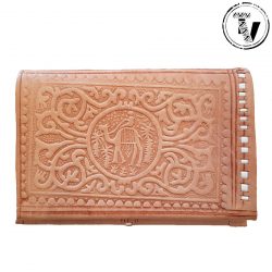 Moroccan Tooled Leather Wallet