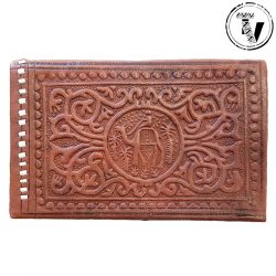 Moroccan Tooled Leather Wallet