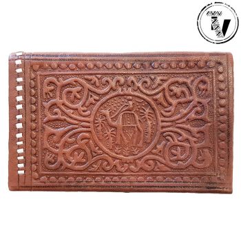 Moroccan Tooled Leather Wallet