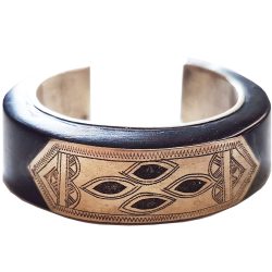 TUAREG SILVER BONE CUFF