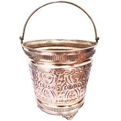 Moroccan Hammam Silver Bucket