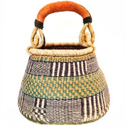 Bolga Pot Basket Large