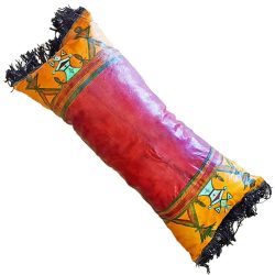 Tuareg Leather Fringed Cushion