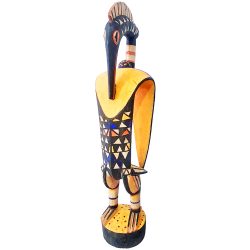 142.5cm Sejen Senufo Bird Statue