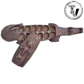 Bobo Wooden Crocodile Oware