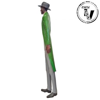 African Colonial Tuxedo Gentleman