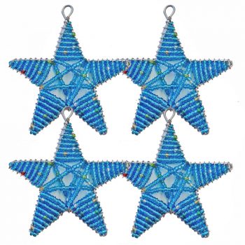 Christmas Star Aqua Set 4