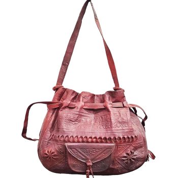 Moroccan Camel Leather Bag