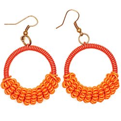 Zulu Telephone Wire Earrings