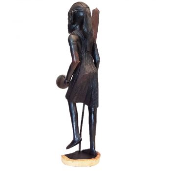 Warrior Ebony Wood Sculpture