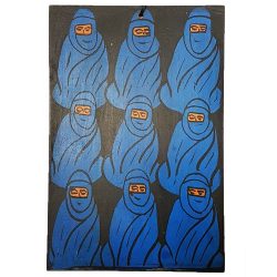 Moroccan Hand-Painted Naïve Art