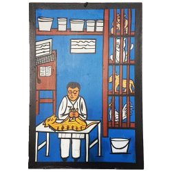Moroccan Hand-Painted Naïve Art