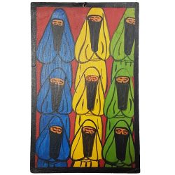 Moroccan Hand-Painted Naïve Art