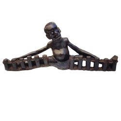 Makonde Ebony Wood Drummer