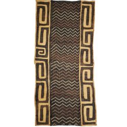 African Kuba Cloth 108cm x 51cm