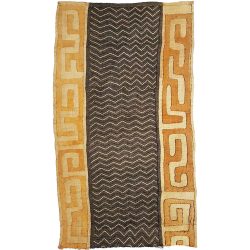 African Kuba Cloth 105cm x 49cm