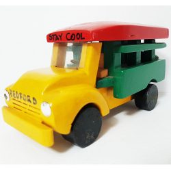 Handcrafted Wooden Bolekaja Bus