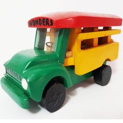 Handcrafted Wooden Bolekaja Bus