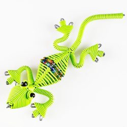 Beaded Wire Lizard Magnet