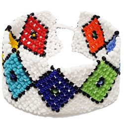 Zulu Beaded Flat Bracelet