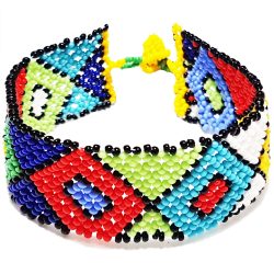 Zulu Beaded Flat Bracelet