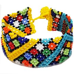 Zulu Beaded Flat Bracelet