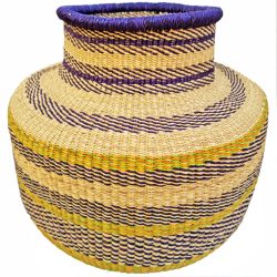 Bolga Designer Vase Basket