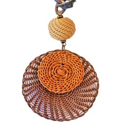 Telephone Wire Disc Necklace