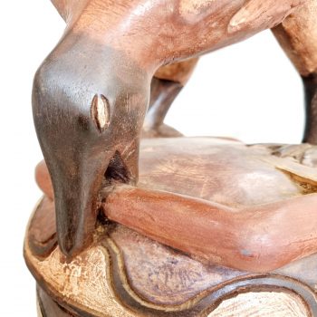 Yoruba Wooden Offering Bowl 134cm - Image 3