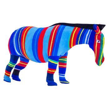 Medium Zebra Flip Flop Sculpture