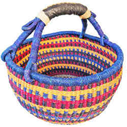 Bolga Basket Round Woven